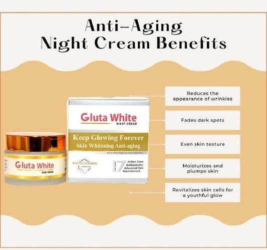 Gluta White Extreme Stronger Light Up And Anti-aging Day & Night Cream