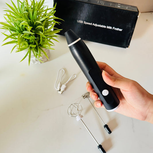 Rechargeable 2-in-1 Coffee Beater – 3 High Speeds