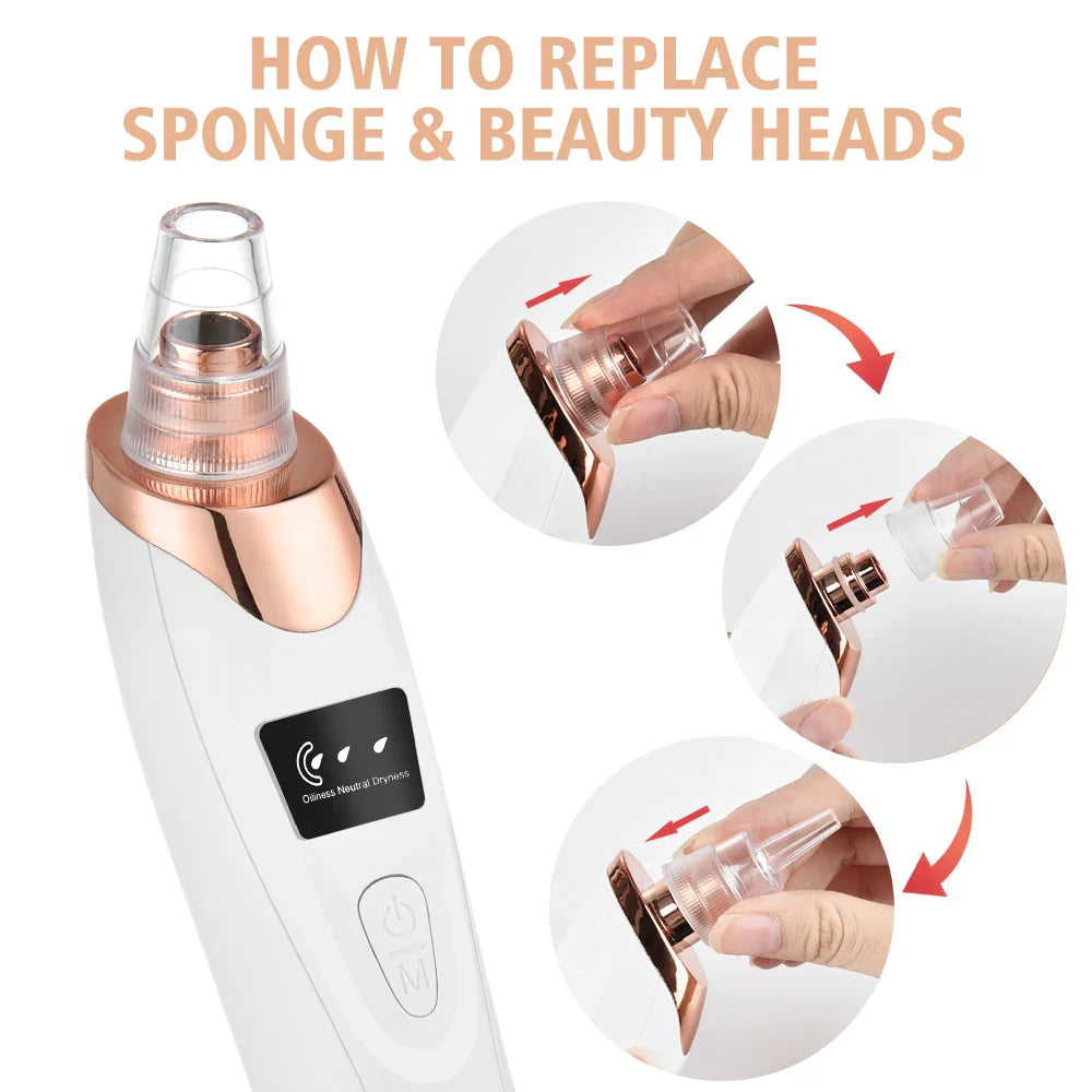 Acne Pore Cleaner & Black Head Remover With Cleaning Tools