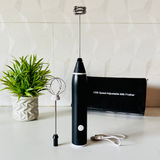 Rechargeable 2-in-1 Coffee Beater – 3 High Speeds