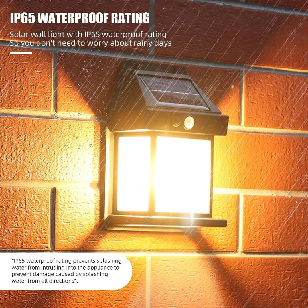 Solar Motion Sensor Outdoor Wall Light – Large Waterproof LED Lamp for Garden, Patio & Pathway