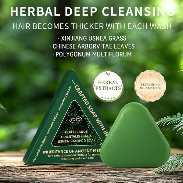 Seven Green Shampoo Bar - Nature Triangle Hair Care
