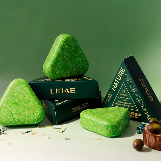 Seven Green Shampoo Bar - Nature Triangle Hair Care