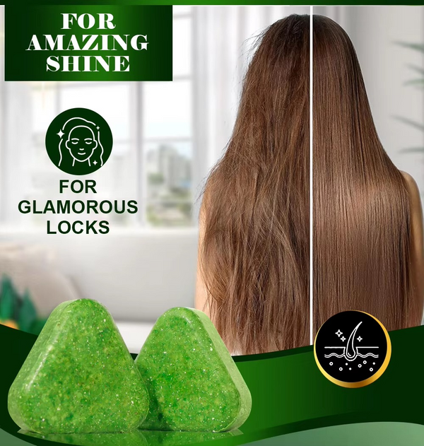 Seven Green Shampoo Bar - Nature Triangle Hair Care